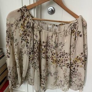 Wilfred Cream Floral Blouse